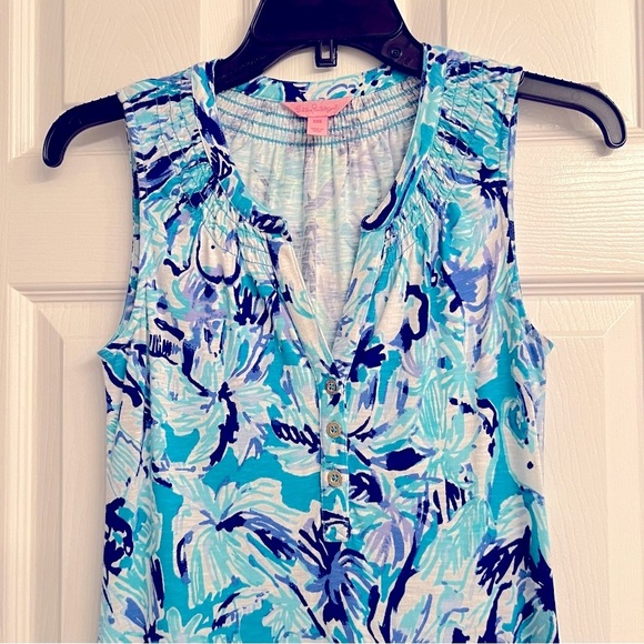 LILLY PULITZER ESSIE MAXI LONG DRESS SIZE XXS - Picture 2 of 9